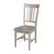 International Concepts Set of 2 San Remo Splatback Chairs, Washed Gray Taupe C09-10P - alternate 1